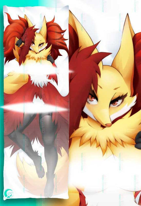 Braixen / Delphox Body pillow case POKEMON Mitgard-Knight